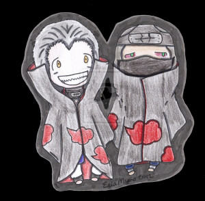 Chibi Akatsuki Hidan Kakuzu