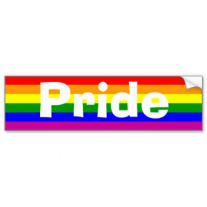 Rainbow Pride Bumper Sticker