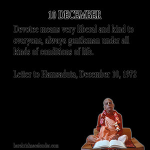 Srila Prabhupada Quotes For Month December 10