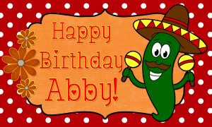 Abby's SURPRISE Mexican Inspired Birthday Blog Hop!