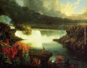 Thomas Cole - Thomas Cole Niagara Falls Painting