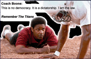 The only time phys ed. te achers seem to be cast in a favorable light ...