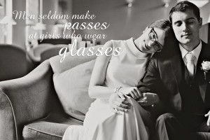 Wearing Glasses On Your Wedding Day…