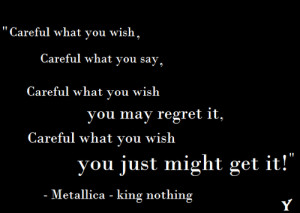 metallica quotes from songs