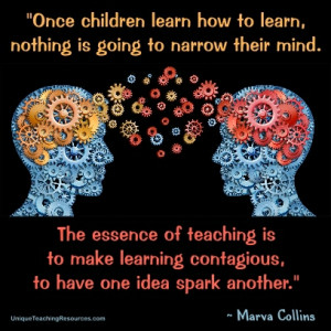 Teaching Children Quotes The essence of teaching