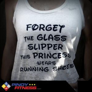 Forget the glass slippers, this princess wears running shoes