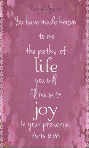 May you find joy in the presence of God today!