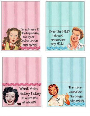 using VINTAGE 1950'S magazine ads 50's ladies sassy attitude sayings ...