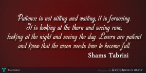 Shams Tabrizi Quotes