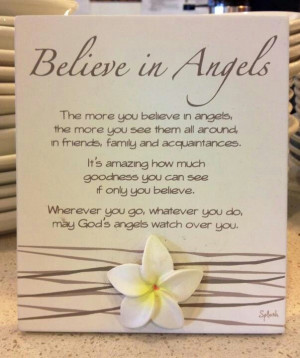 Believe in angels