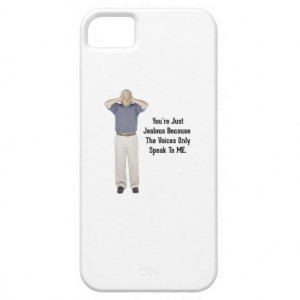 The Voices - Funny Sayings Quotes iPhone 5 Cover