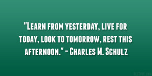 Charles M. Schulz Quote