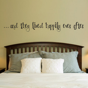 Happily Ever After Wall Decal - Decal Quote - Extra Large