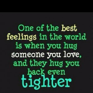 Hugs quote