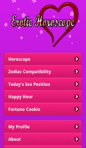 The Erotic Horoscope is a horoscope app which is updated on a daily ...