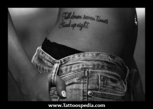 One Word Quote Tattoos 1