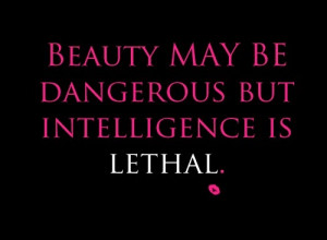 Quotes About Beauty And Intelligence. QuotesGram
