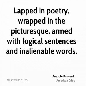 Anatole Broyard Poetry Quotes