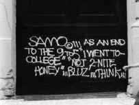 SAMO as an end to mindwash religion, nowhere politics and bogus ...