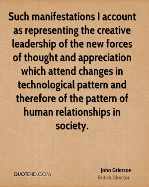 Such manifestations I account as representing the creative leadership ...