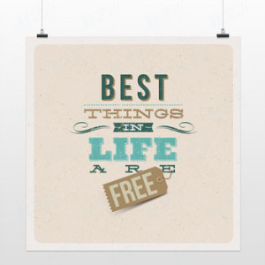 Light Art Picture Saying Thing Free Original Typography Pop Vintage ...