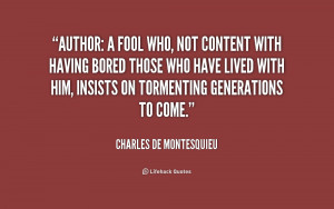 Charles De Montesquieu Quotes