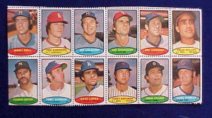 ... STAMPS SHEET #.3 Thurman Munson, Jerry Koosman Baseball cards value