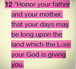honor your father and mother verse