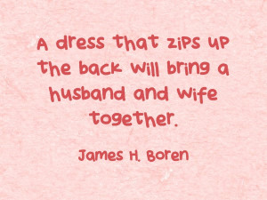 Dress That Zips The Back...