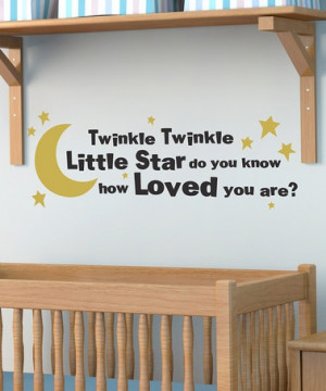 Black & Gold 'Twinkle, Twinkle' Wall Quote