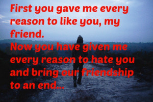 Hate You Quotes For Friends Hate friends quotes