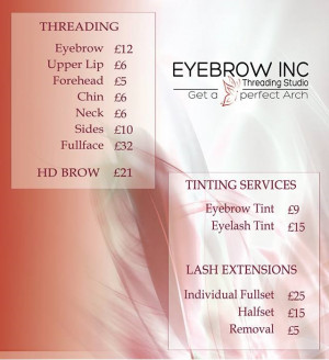 Eyebrow Threading Price