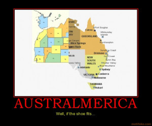 AUSTRALMERICA - Well, if the shoe fits...