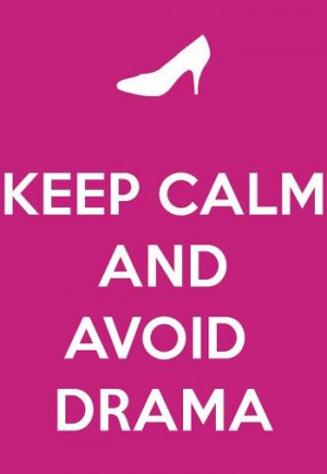 Amen!! I hate drama