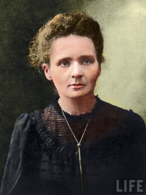 Marie Curie, the first woman to win a Nobel prize