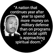 ... uplift is approaching spiritual doom--Martin Luther King, Jr. T-SHIRT