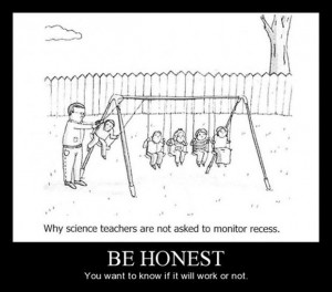 funny demotivational posters, science class