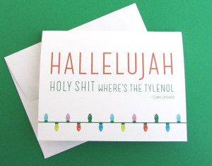 Set of 6 Clark Griswold Christmas Vacation Cards by SeaLemon, $18.00