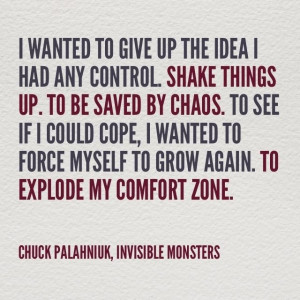Chuck Palahniuk Invisible Monsters Quotes