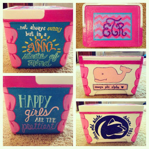 Big Little, Penn State, Vineyard Vines, Sorority Cooler