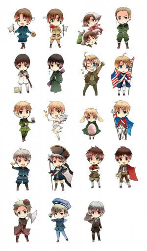 Axis Powers Hetalia Romaheta South Italy Chibitalia North Italy