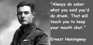 Ernest hemingway famous quotes 3