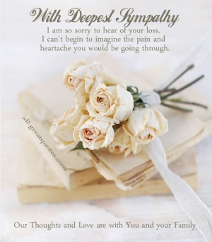 Sympathy Card Messages – With Deepest Sympathy