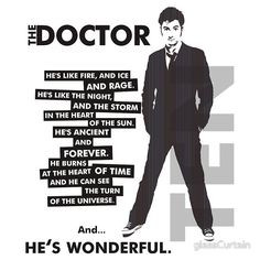 Oh, how I miss the 10th Doctor. xoxo More