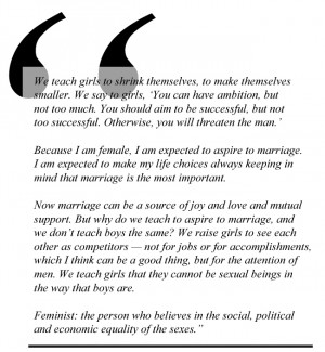 Whether or not you identify yourself as a feminist (and yes, feminists ...