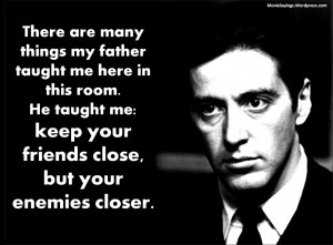 line from Godfather II . Most of the really memorable Godfather lines ...