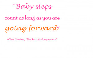 Goals Baby Step Quotes