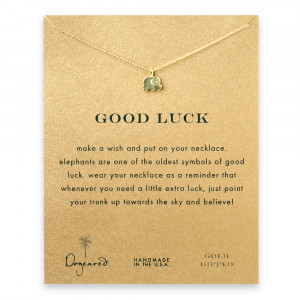 Start her off on her post-college journey with this delicate good luck ...