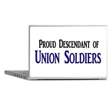 Proud Descendant Of Union Soldiers Laptop Skins for