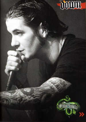 Phil Anselmo. ahhh this picture is amazing.♥ he’s soo cute.